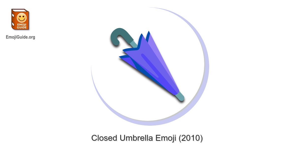 Closed Umbrella Emoji Meaning Pictures Codes