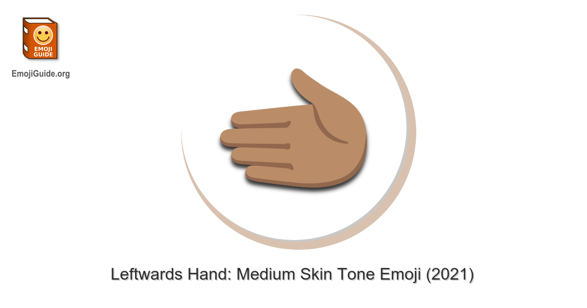 🫲🏽 Leftwards Hand: Medium Skin Tone