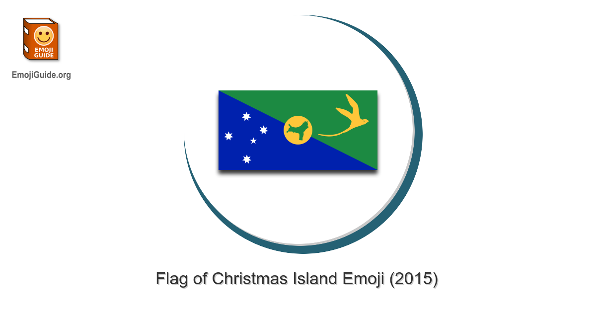 🇨🇽 Bandeira da Ilha Christmas emoji