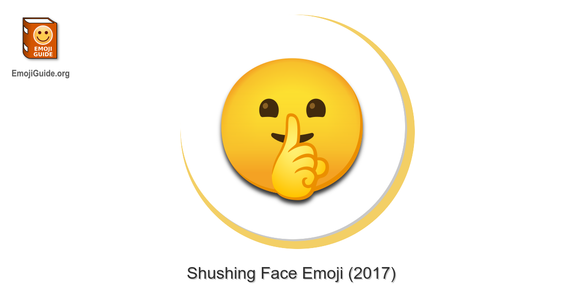 🤫 Shushing Face Emoji, Shush! Emoji, Be Quiet! Emoji, Psht Emoji