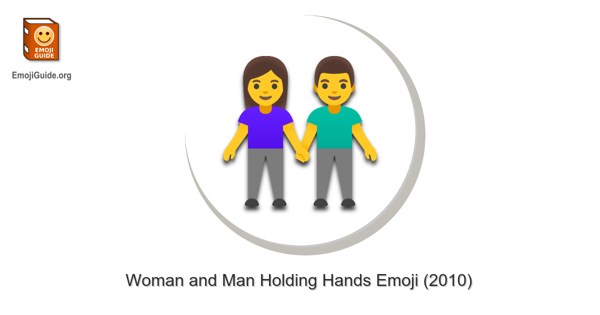 Woman And Man Holding Hands Emoji Emojiguide