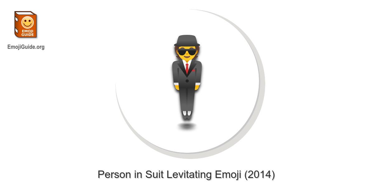 🕴️ Persona Trajeada Levitando Emoji