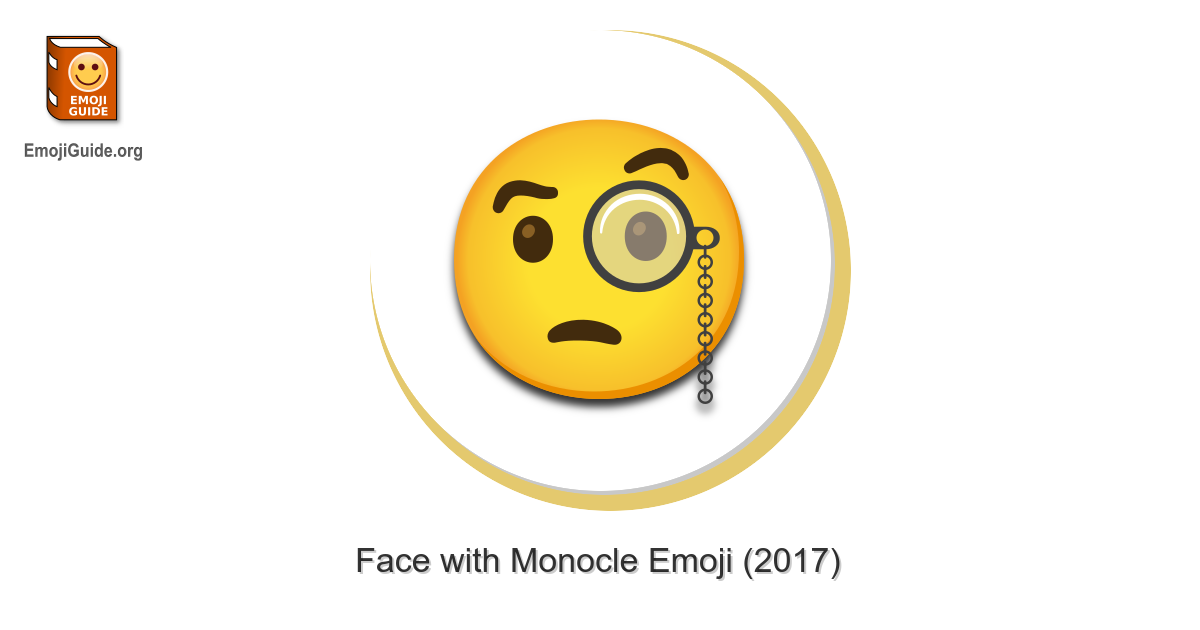 🧐 Rosto Com Monóculo Emoji