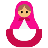 🪆 Nesting Dolls, Emoji by Microsoft