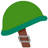 🪖 Military Helmet, Emoji by Microsoft