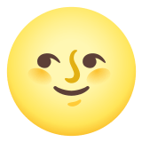 🌝 Full Moon Face, Emoji by Google