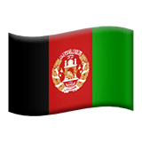 🇦🇫 Flag: Afghanistan, Emoji by Apple