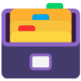 🗃️ Card File Box, Emoji by Microsoft