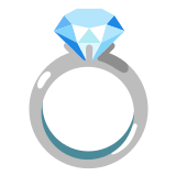 💍 Ring, Emoji by Google