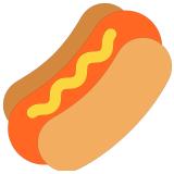🌭 Hot Dog, Emoji by Microsoft