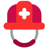 ⛑️ Rescue Worker’s Helmet, Emoji by Microsoft