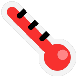 🌡️ Thermometer, Emoji by Microsoft