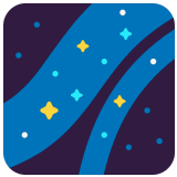 🌌 Milky Way, Emoji by Microsoft
