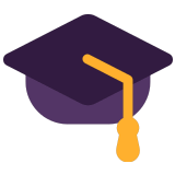 🎓 Graduation Cap, Emoji by Microsoft