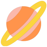 🪐 Ringed Planet, Emoji by Microsoft