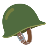 🪖 Military Helmet, Emoji by Google