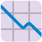 📉 Chart Decreasing, Emoji by Microsoft