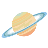 🪐 Ringed Planet, Emoji by Google