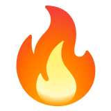 🔥 Fire, Emoji by Google
