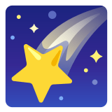🌠 Shooting Star, Emoji by Google