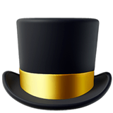🎩 Top Hat, Emoji by Apple
