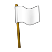 🏳️ White Flag, Emoji by Samsung