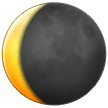 🌘 Waning Crescent Moon, Emoji by Samsung
