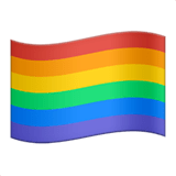 🏳️‍🌈 Rainbow Flag, Emoji by Apple