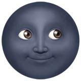 🌚 New Moon Face, Emoji by Apple