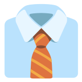 👔 Necktie, Emoji by Google