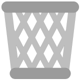 🗑️ Wastebasket, Emoji by Microsoft