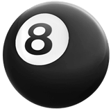 🎱 Pool 8 Ball, Emoji by Apple