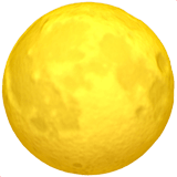 🌕 Full Moon, Emoji by Apple