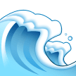 🌊 Water Wave, Emoji by Samsung