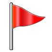 🚩 Triangular Flag, Emoji by Samsung