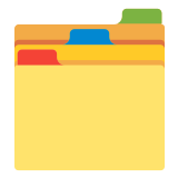 🗂️ Card Index Dividers, Emoji by Google