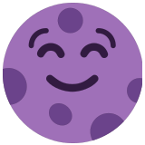 🌚 New Moon Face, Emoji by Microsoft