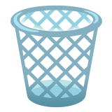 🗑️ Wastebasket, Emoji by Google